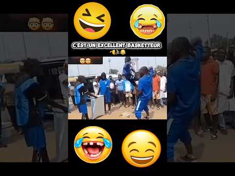 Il a fini avec le basketball ⛹️😂 #funny #viral #comedy #humor #humour #shorts ￼