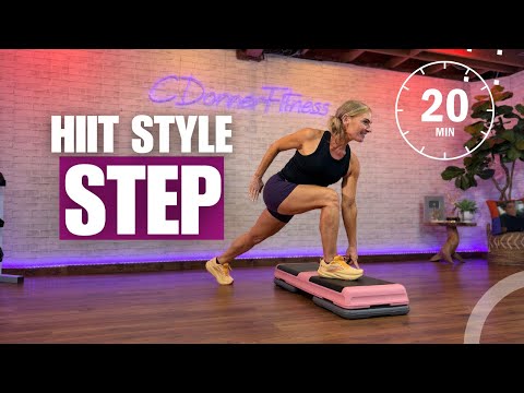 Quick & Intense! 20-Min HIIT Step Workout