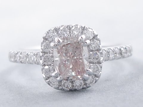 1.45 ctw Cushion Cut Diamond Engagement Ring - BigDiamondsUSA