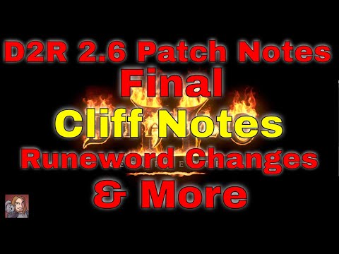 2.6 Final Patch Notes Cliff Notes Version, (Cold Sorc Nerfed, Shockwave bug Fixed, & More!)