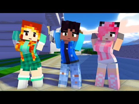 DARLING OHAYO SUPER IDOL APHMAU FRIENDS PIERCE, KIM AND KC - MINECRAFT ANIMATION #shorts