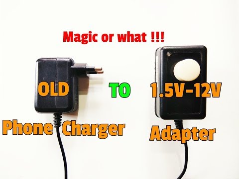 Upgrade Your Old Phone Charger And Easily Charge 1.5 Volt Battery..3.7 Volt..4 Volt..6 Volt Battery. Video