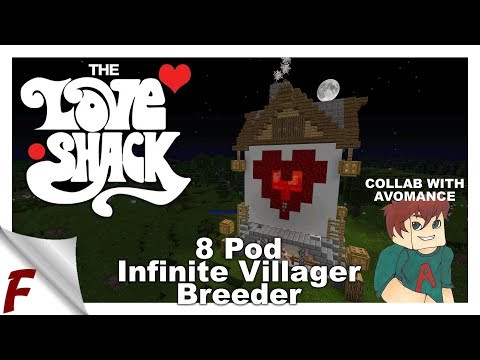 Minecraft: Love Shack  | Avomance Collaboration: How to Make an Infinite Villager Breeder Tutorial