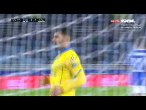 Gol de Tana en el Real Sociedad 4 UD Las Palmas 1 | Gol TV | 21/09/2016