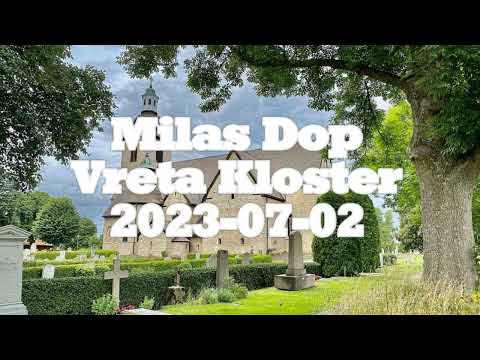Milas Dop i Vreta Kloster.  4K