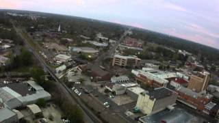 preview picture of video 'DJI Flame 450 Flight - Town Square Park Hattiesburg'