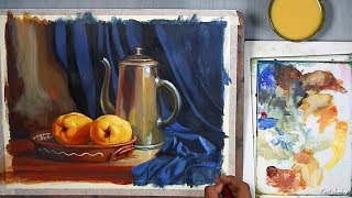 Realistic Still Life in Acrylic | step by step Painting