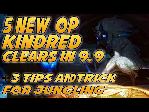 5 NEW OP KINDRED JUNGLE CLEARS FOR PATCH 9.9! BEST CLEAR AFTER SCUTTLE CHANGES! - League Of Legends
