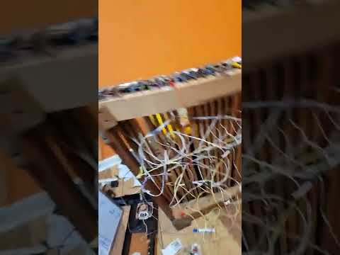 DIY Midi Organ 32 note pedalboard project with gutted    midi keyboard HomeMade