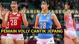 MARINA HASEGAWA PEMAIN PUTRI CANTIK ASAL JEPANG,VOLLY PUTRI || VOLLY CANTIK