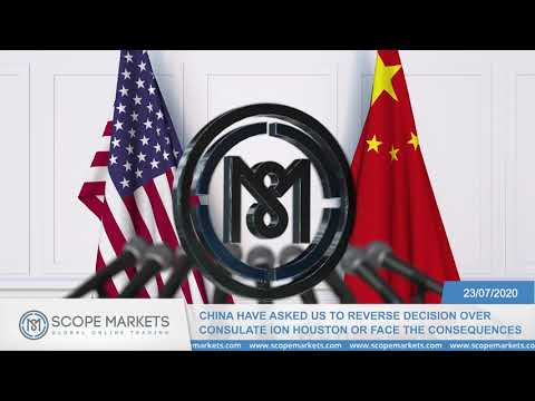 Daily Market Brief 23/07/2020 - US-CHINA TENSIONS IN FOCUS AS EARNINGS AND JOBLESS CLAIMS RELEASED.