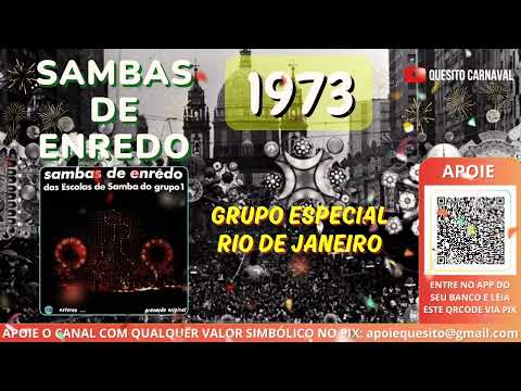 Sambas de Enredo 1973 Rio de Janeiro Grupo Especial LP Completo