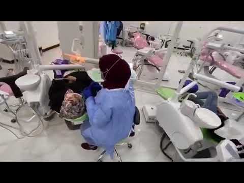 العيادات الطبية التخصصية الخاصة بكلية  طب الاسنان    و هي تستقبل المراجعين مجانا ً ٢٠٢٠