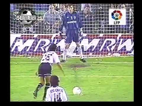Valencia 4 vs Sevilla 2 Liga España 1997 Debut de Ortega en Valencia FUTBOL RETRO TV
