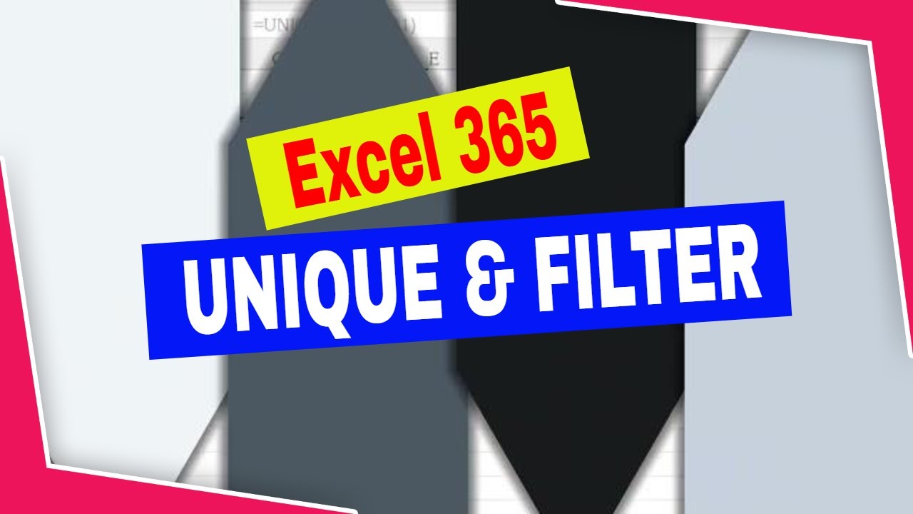 Excel 365 03 || Dua Fungsi Array Baru: UNIQUE dan FILTER