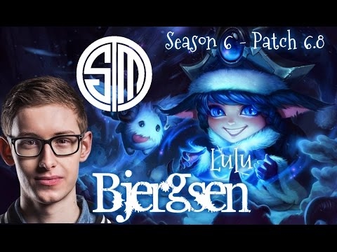 TSM Bjergsen LULU Mid vs LeBlanc - Patch 6.8 NA | League of Legends