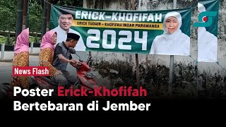 Jelang Pilpres 2024 Poster Erick-Khofifah Bertebaran | Opsi.id