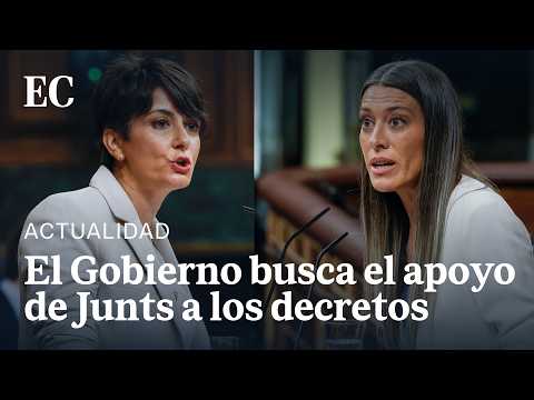 El GOBIERNO busca convencer a JUNTS para que voten A FAVOR de los DECRETOS de VIVIENDA