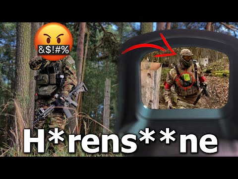Airsoft Spieler beleidigt uns, weil wir zu gut sind... | 2 POV's Gameplay