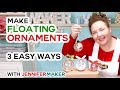 Make Easy Floating Ornaments with a Cricut