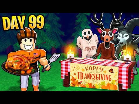 Update THANKSGIVING!!! Masak Untuk Semua Character 99 Nights In The Forest 🦃🥘🍽️┃Roblox Malaysia