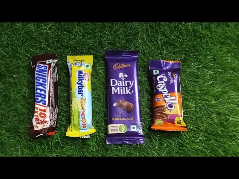Chocolate  Unboxing  🍫 // Cadbury  Snickers,  Milkybar, Dairy milk, and Crispello