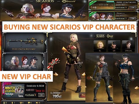 BUYING NEW SICARIOS VIP CHARACTER CROSSFIRE PH 2021