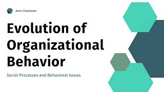 Evolution of Organizational Behaviour | MMPC 011 | IGNOU MBA | Semester 2