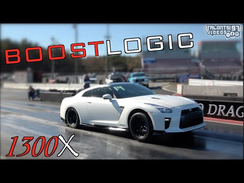 Mid 8s On Low Boost! BOOST LOGIC 1300X GT-R Makes It Look Easy
