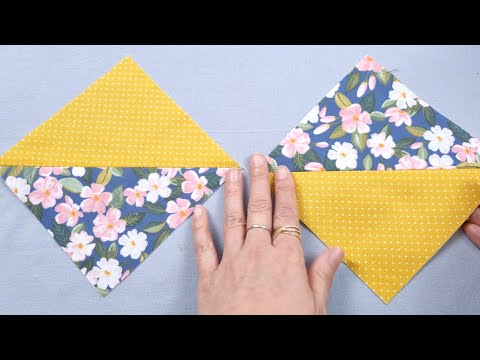 PATCHWORK BLOCK COLORFUL AND VERY EASY AND QUICK SEWING FOR BEGINNERS
