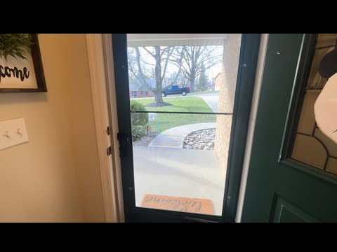 Taking the Screen Out of Storm Door: Easy How To