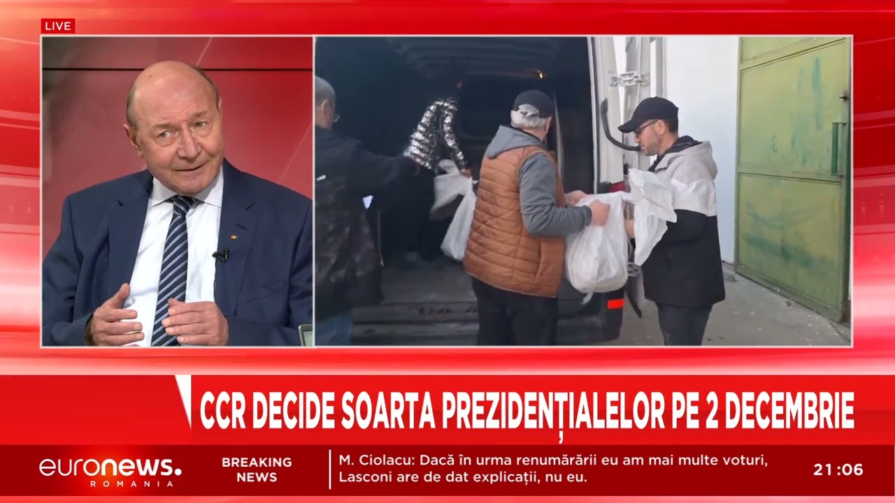Traian Băsescu, despre mizele renumărării voturilor: „E prea mult să vorbim despre lovitură de stat”