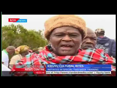 Kikuyu Cultural rite; 90 initiates take part in the circumcision ceremony