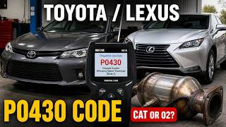 Toyota/Lexus P0430 Code: Don’t Replace the Cat Yet (Catalytic Efficiency explained)