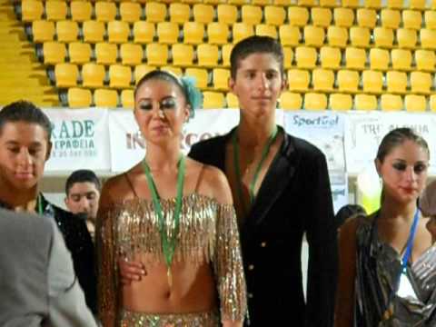 Andreas Foklas and Ioanna Ahileus 1st Place, Youth Latin 16.12.12