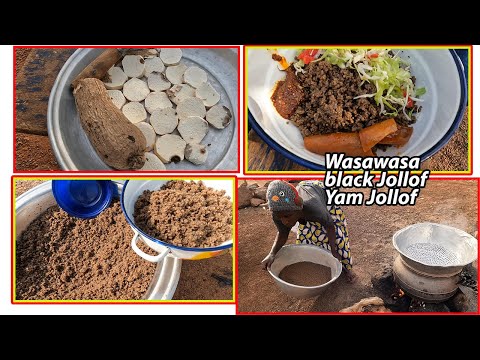 African Traditional cooking: The Ultimate Wasawasa recipe in Ghana 🇬🇭 and Nigeria 🇳🇬 Black Jollof!