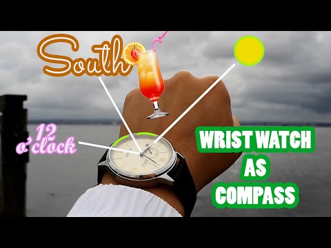 How to find South and North using wrist watch  as a compass (N and S hemisphere) | UASUPPLY