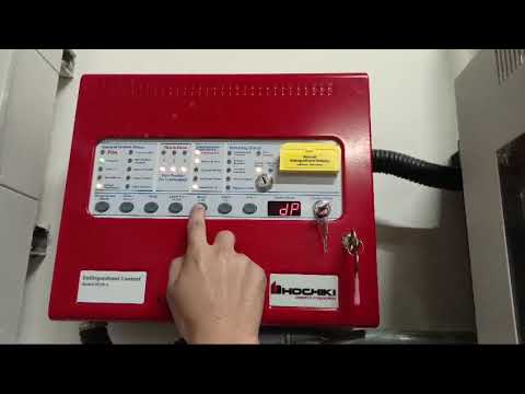 Fire extinguishant procedure how to disabled the system.