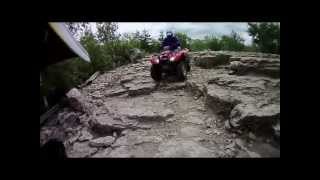 preview picture of video 'Drummond Island Michigan ATV Ride - 2012'