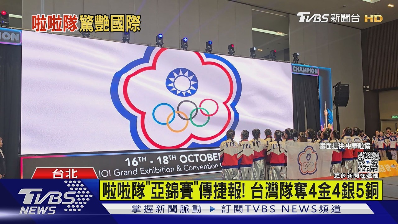 台灣之光!啦啦隊亞錦賽橫掃13面獎牌 8組別「全站頒獎台」