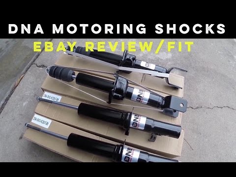 eBay DNA Motoring Shocks | 88-91 Civic CRX EF | Review & Fitment