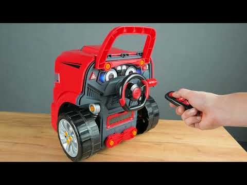 Машина-конструктор: 61 деталь, звук, світло, коробка передач, аксесуари (008-977)