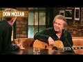 Don McLean discusses his career and performs some hits | The Late Late Show | RTÉ One