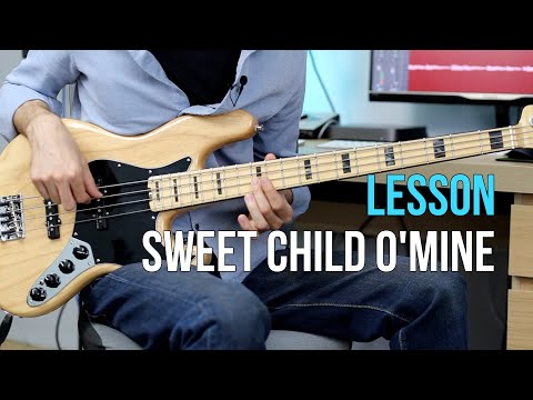 Sweet Child O' Mine - Guns N' Roses - Intro Bass Lesson