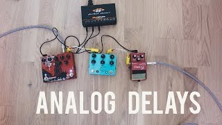Video thumbnail for Analog delay shootout - Boss DM3 | JHS Panther Cub | Walrus Audio Bellwether by Living Room GD