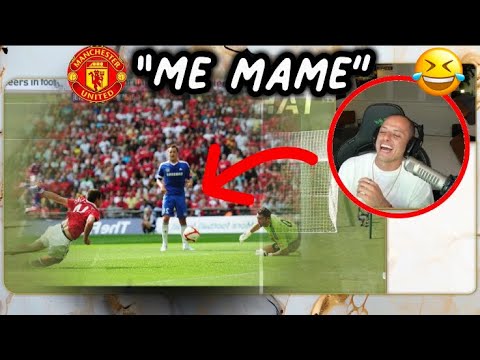 CHICHARITO REACCIONA A SU GOL⚽️ CON LA CARA EN SU PASO CON EL MANCHESTER UNITED👹