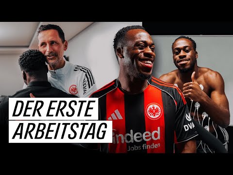 Arnaud Kalimuendo wird überrascht! I Der erste Tag als Adlerträger | Behind the Scenes