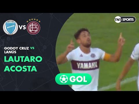 Lautaro Acosta (0-2) Godoy Cruz vs Lanús | Fecha 16 - Superliga Argentina 2018/2019