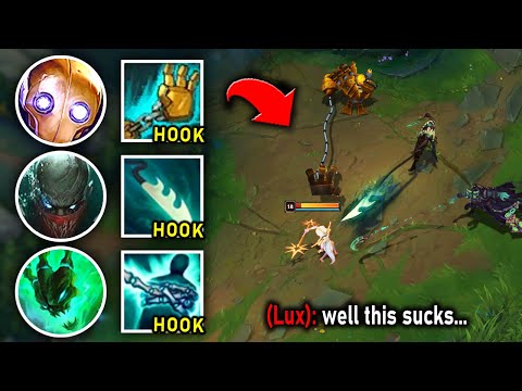 WE RAN A TRIPLE HOOK COMP WITH IOKI (GOOD LUCK ENEMY TEAM) - League of Legends