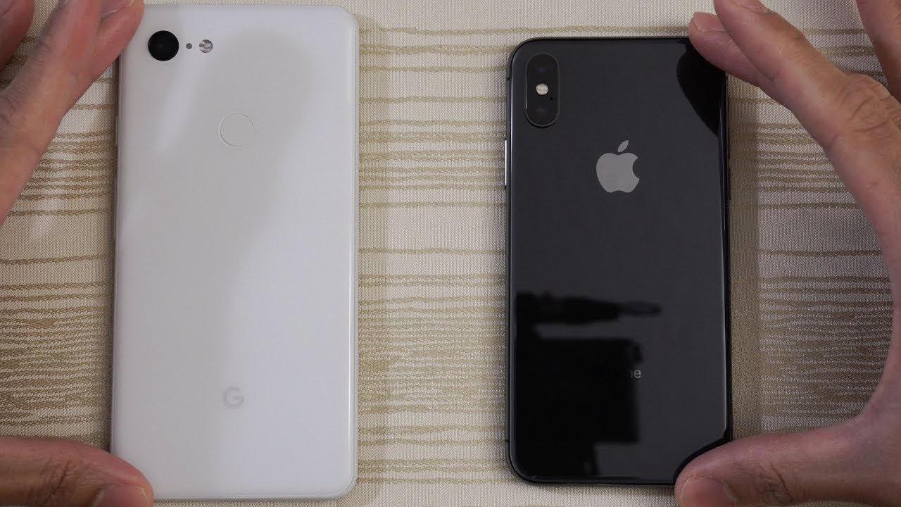 Google Pixel 3 XL vs iPhone X - Speed Test!